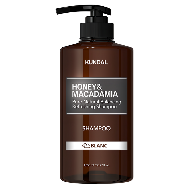 KUNDAL 昆黛爾 蜂蜜澳洲堅果香氛洗髮精 白日之香 Blanc, 1058ml, 1瓶
