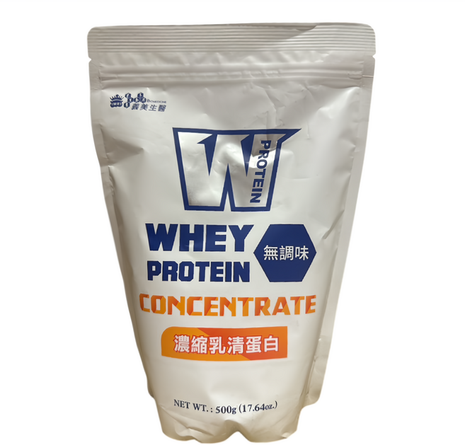 義美生醫 W PROTEIN濃縮乳清蛋白 無調味, 1包, 500g
