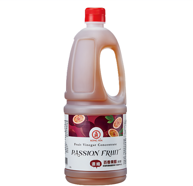 KONG YEN 工研 濃縮百香果醋, 1.6L, 1瓶