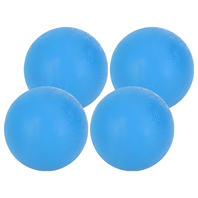 按摩球 單球 Y140 6 x 6cm 125g, 藍色, 4個