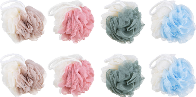 comet Home 沐浴球4件組, 4個裝, 藍色，粉色，膚色，綠色, 2組