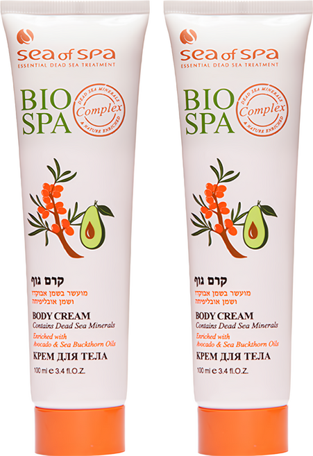 sea of spa 酪梨乳木果油體霜, 100ml, 2條