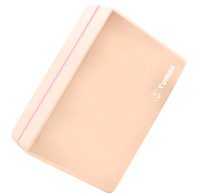 Tumaz 月熊 50D高密度EVA瑜珈磚, 落日色, 1個
