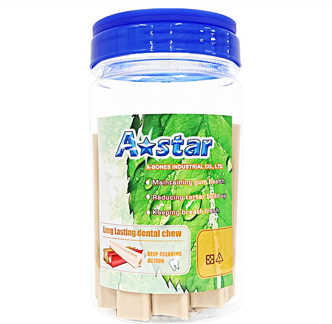 A star 夾心耐咬棒 18週以上幼犬/成犬/老犬, 牛奶薑黃, 610g, 1罐