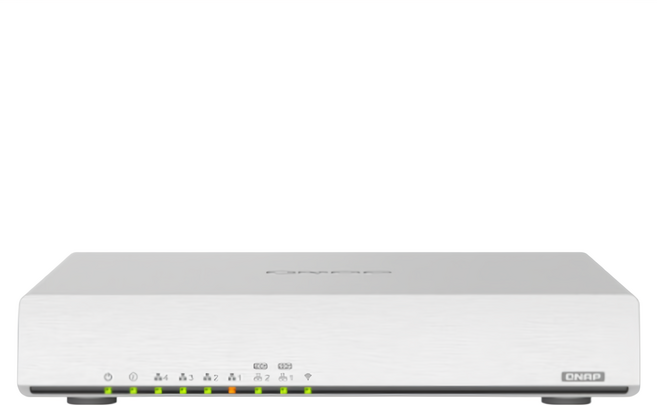 QNAP 威聯通 Wi-Fi 6 新世代雙10GbE SD-WAN 路由器, QHora-301W, 1個