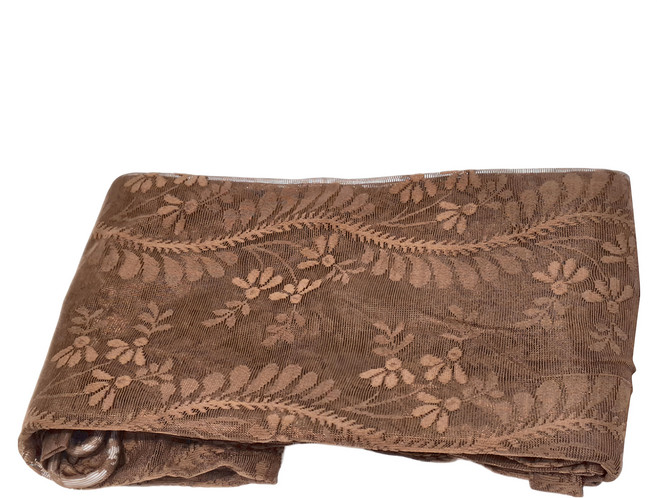 透氣紗防蚊門簾, 幸福藤蔓 咖啡色