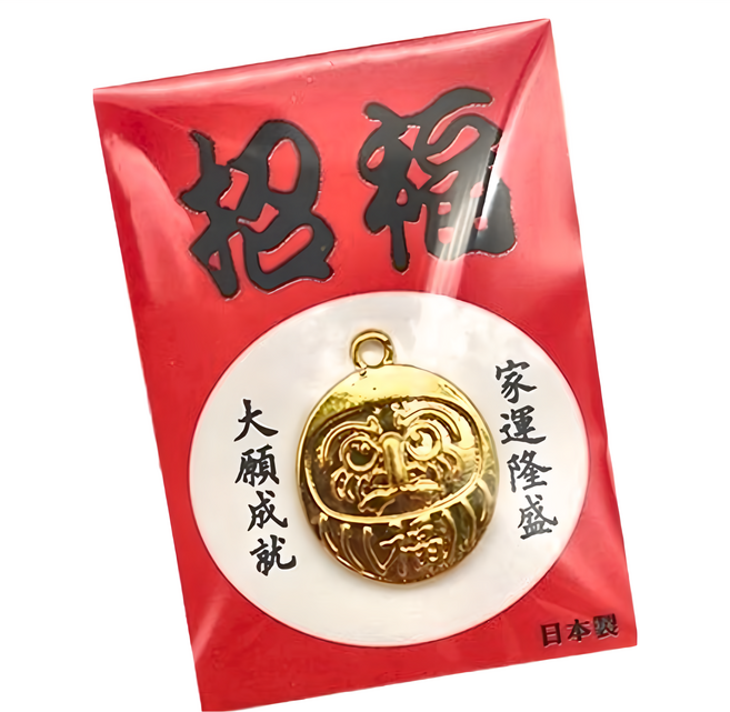 吉祥御守 小招福達摩, 50個, 金屬
