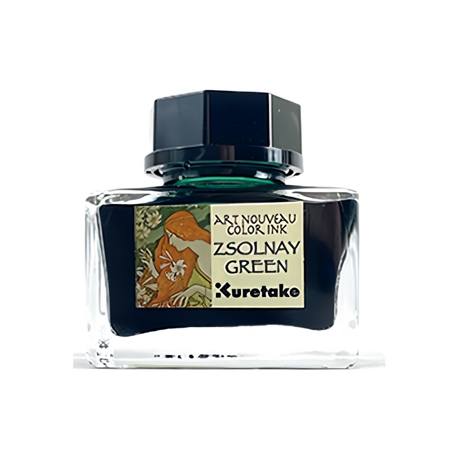 Kuretake 吳竹 鋼筆墨水, 釉綠, 1罐