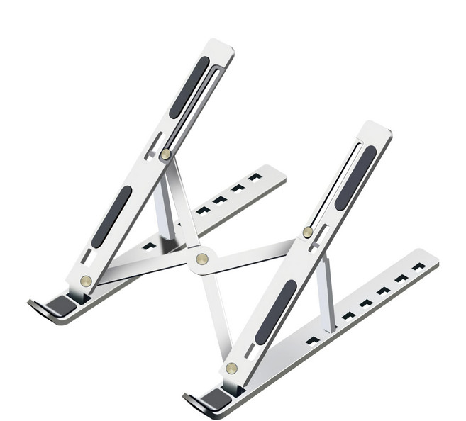 OMG 鋁合金筆電支架 N3, 銀色, 1個