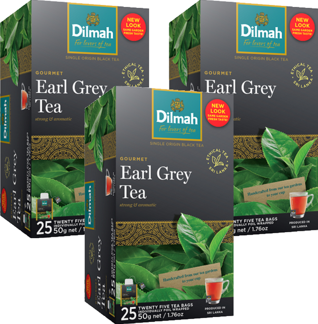 Dilmah 帝瑪 伯爵紅茶, 2g, 25包, 3盒