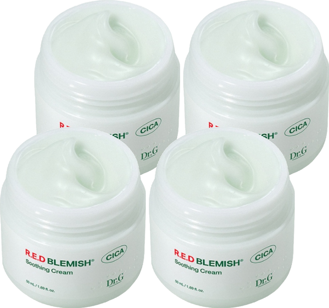 Dr.G Blemish 積雪草保濕舒緩面霜, 50ml, 4罐