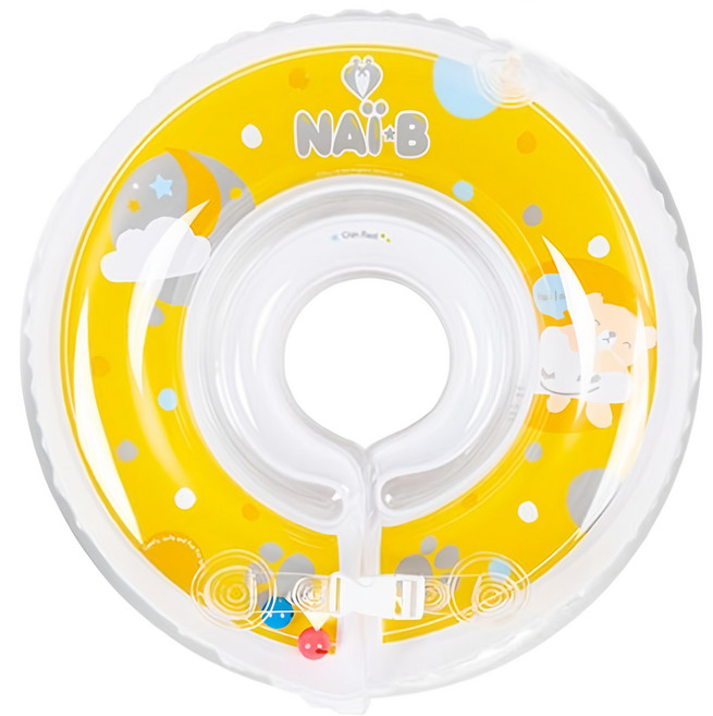 Nai-B 奈比 嬰兒游泳脖圈, 黃色, 1個