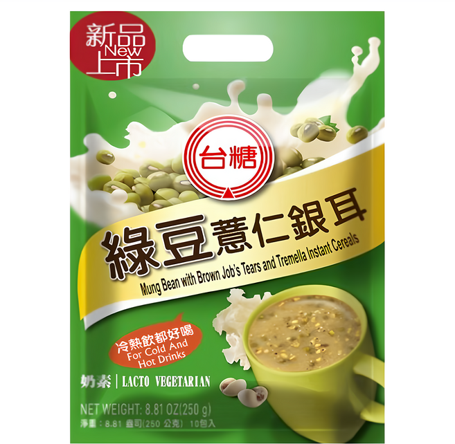 台糖 綠豆薏仁銀耳, 250g, 1袋