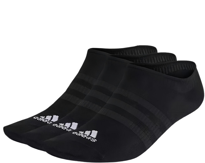 adidas 愛迪達 T SPW NS 3P 運動襪, 黑色, 3雙