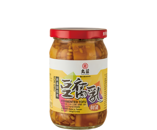丸莊醬油 甜酒豆腐乳 非基因改造, 380g, 1罐
