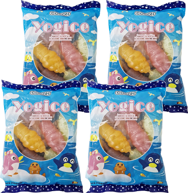 COCON 可康 Yogice 棒棒冰 綜合水果風味 8支, 504ml, 4袋