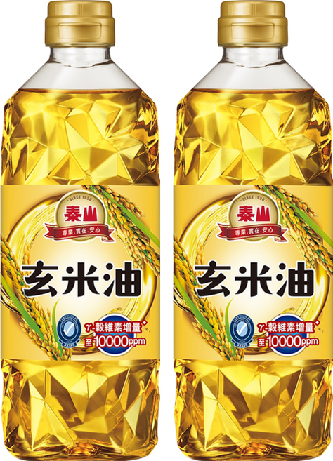 TAISUN 泰山 玄米油, 600ml, 2瓶