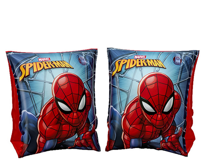 MARVEL 漫威 SPIDER-MAN 蜘蛛人 幼兒游泳手臂圈 3歲以上, 蜘蛛人-款式隨機, 1組
