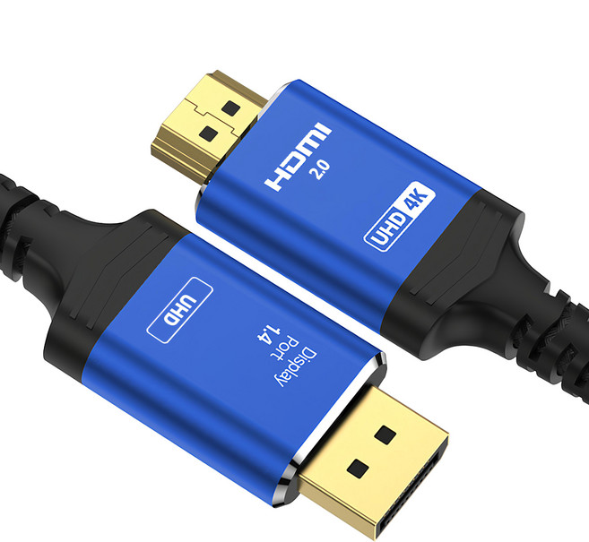 Home Planet DP 轉 HDMI 4K 電視螢幕連接線, 1個, 1m