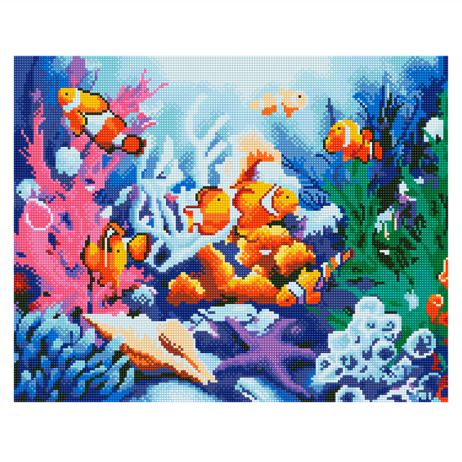 ArtLife 藝術生活 鑽石畫 GJ391 6歲以上適用 1kg, 海底世界, 1個