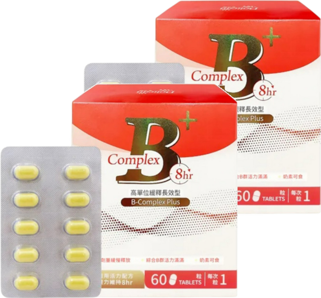Dolican 多立康 維生素B群緩釋膜衣錠, 60顆, 2盒