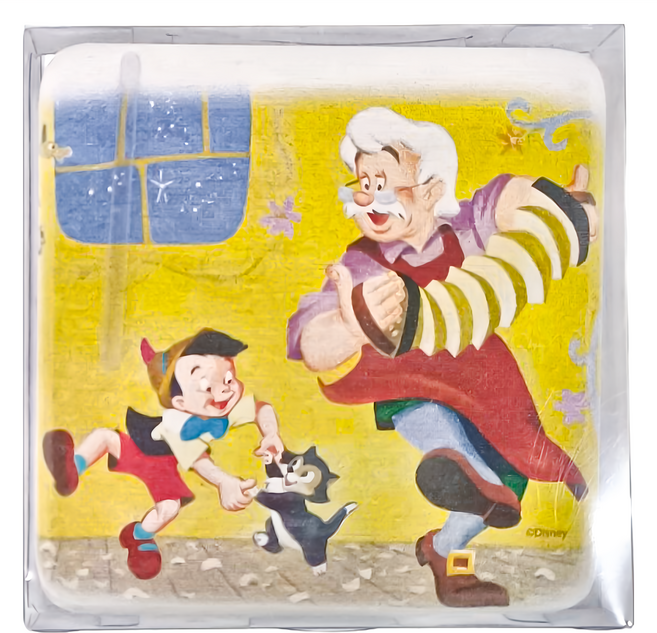 迪士尼 Disney 收納王妃 小木偶 硬式珪藻土杯墊 2個 10 x 10 x 0.9cm 日常生活