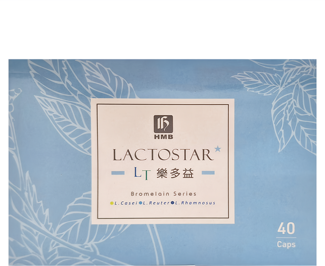 HMB 弘茂 樂多益優菌膠囊, 40顆, 400mg, 1盒