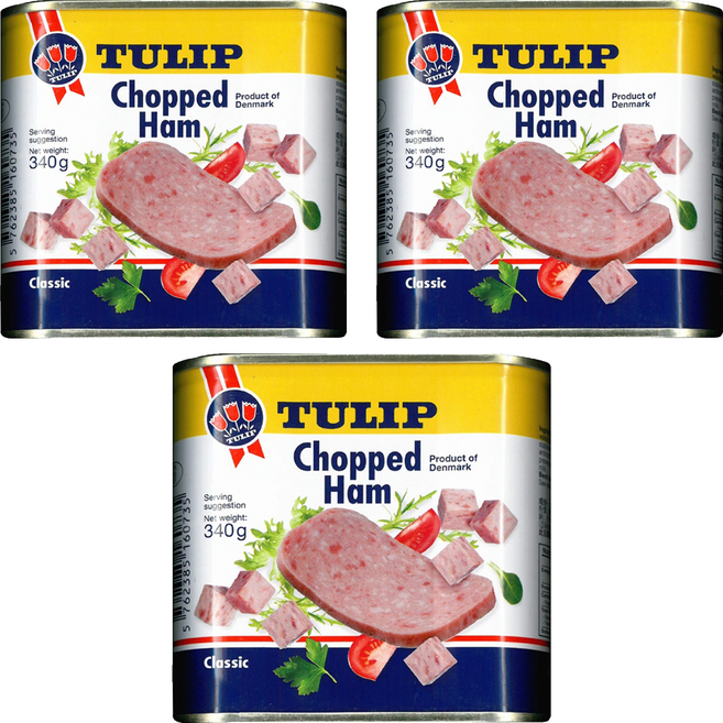 TULIP 火腿餐肉, 340g, 3罐