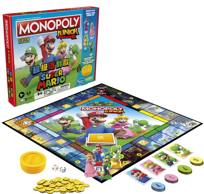 Hasbro 孩之寶 MONOPOLy 地產大亨 兒童版 超級瑪利歐版, 1盒