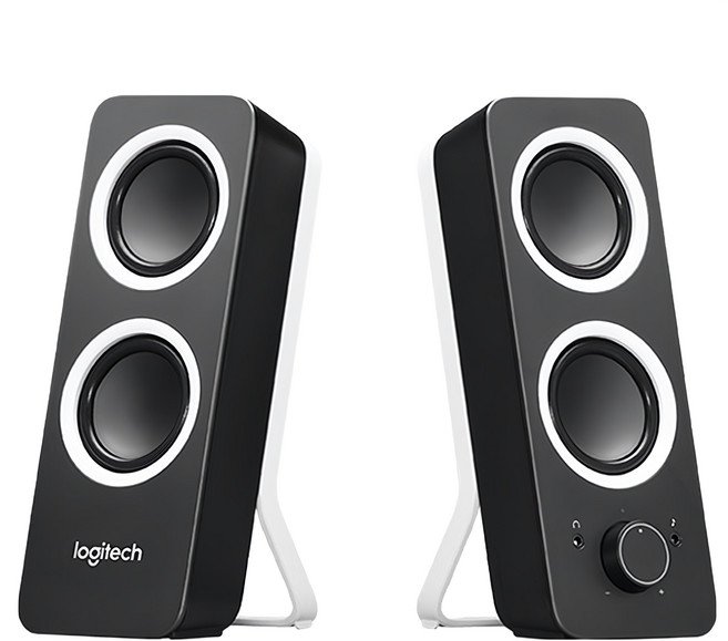 logitech 羅技 環繞音效音箱 1組, Z200, 黑色