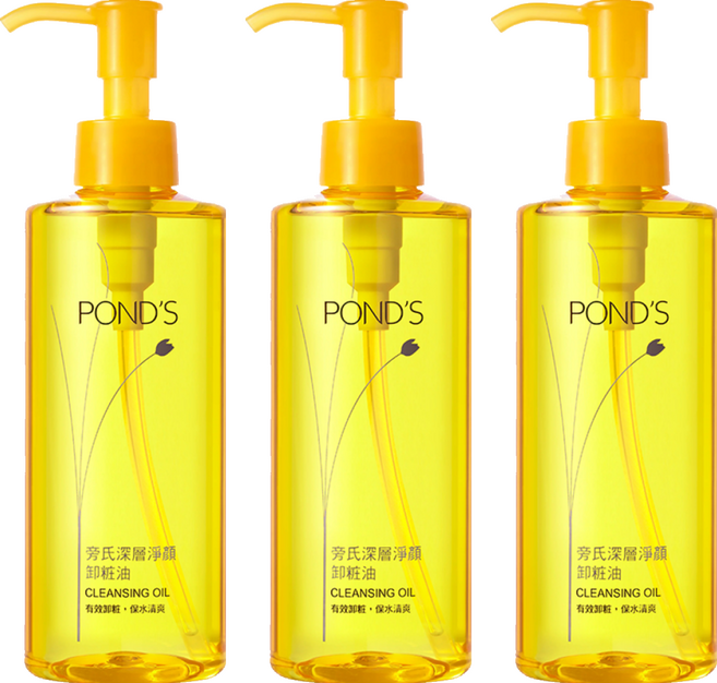 POND'S 旁氏 深層淨顏卸妝油, 175ml, 3瓶