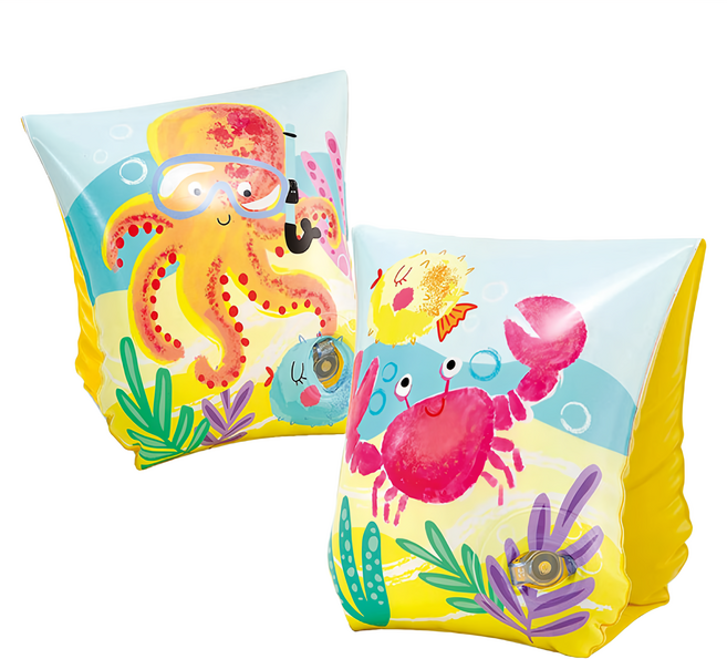 INTEX 海底世界 兒童充氣手臂圈 23 x 15cm, 1組