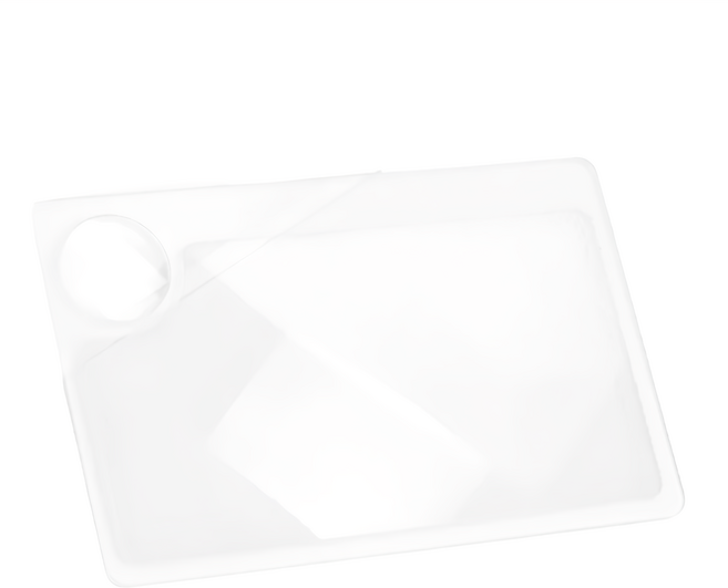 CARSON 卡薾紳 Wallet 名片放大鏡組, 透明色, 2個