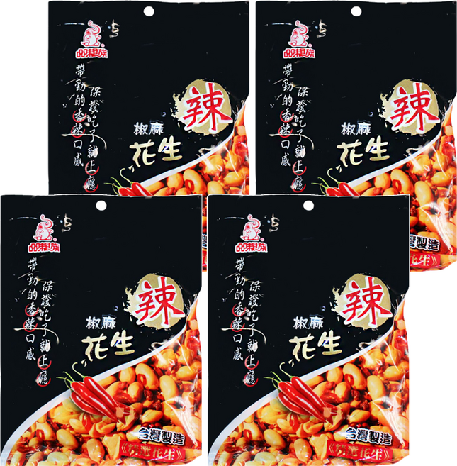 品味食族 椒麻花生, 180g, 4包