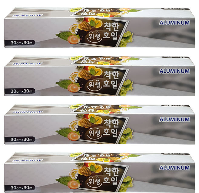 Chakhansikjaeryo 鋁箔紙, 30m, 4捲