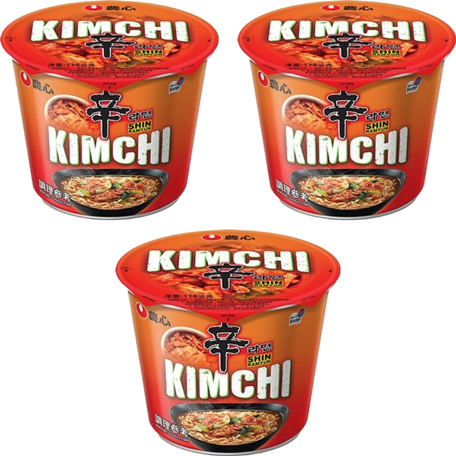 NONGSHIM 農心 辛辣白菜風味 112g, 3入