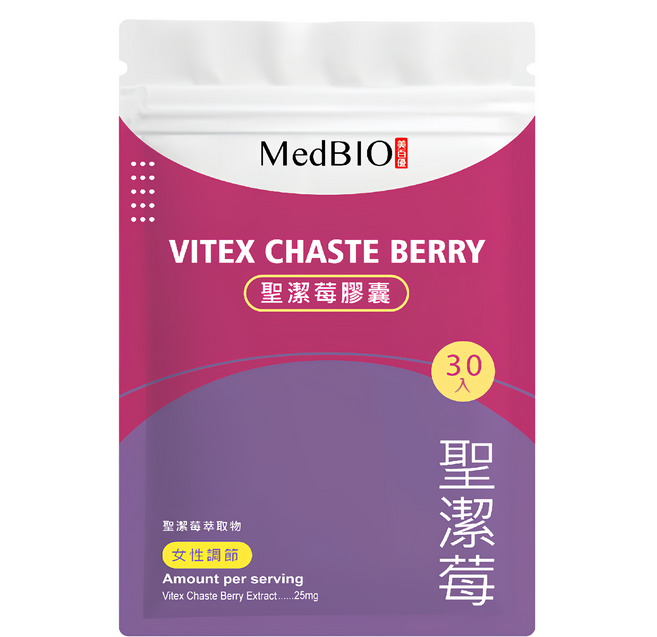 MedBIO 美百優 聖潔莓膠囊, 500mg, 30顆, 1包