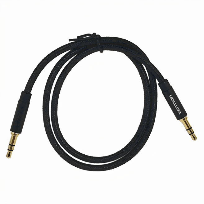 VEnTIOn 威迅 BAW系列 3.5mm 公對公音頻線 0.5M 黑色, BAW, 2條