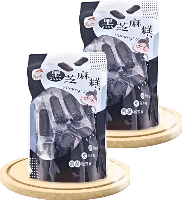 烏嬤嬤 黑芝麻糕, 300g, 2袋