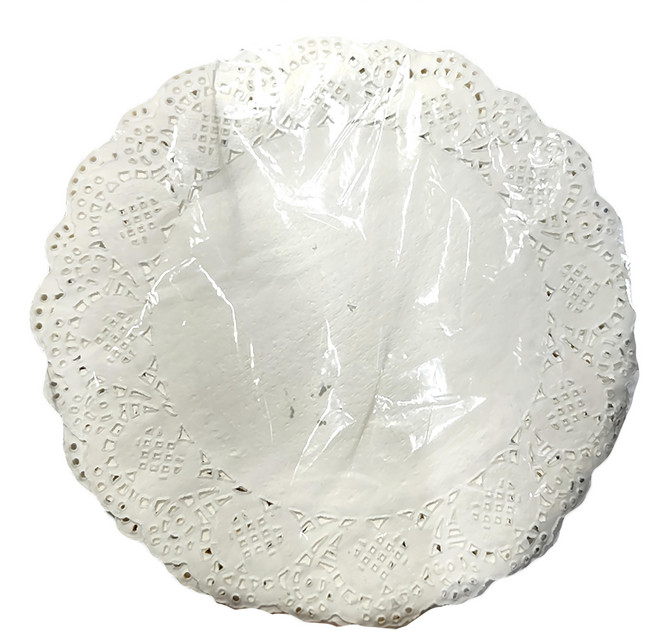 MR.BAKING 萬鴻 英式花邊紙 6.5吋(165mm), 白色, 250張