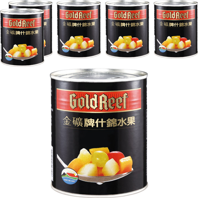 GoldReef 金礦 什錦水果, 825g, 6罐
