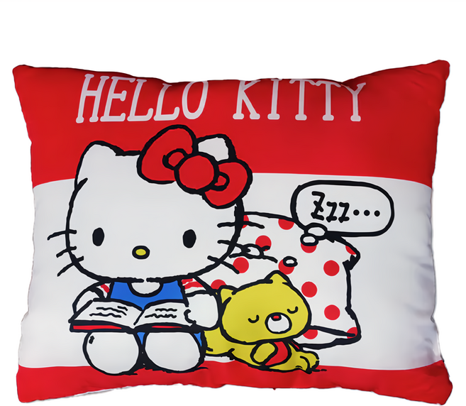 U-House 樺新 Sanrio 三麗鷗 HELLO KITTY長方形抱枕, 午休時間