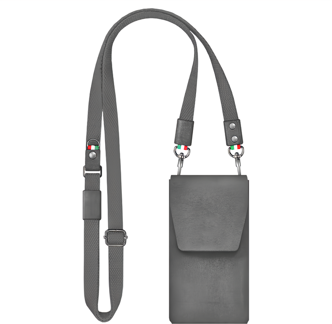 COZi 100%植鞣革手機隨身包 適用6.3吋手機 義大利Panino植鞣革 台灣手工製造