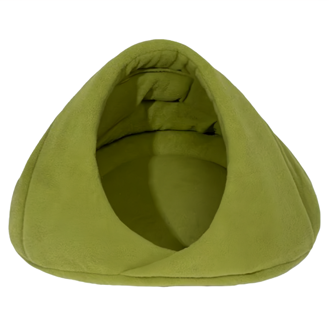 Hidream 寵生幾何 半封閉寵物暖窩 550g 隨地安放, 抹茶司康 綠色, 1個