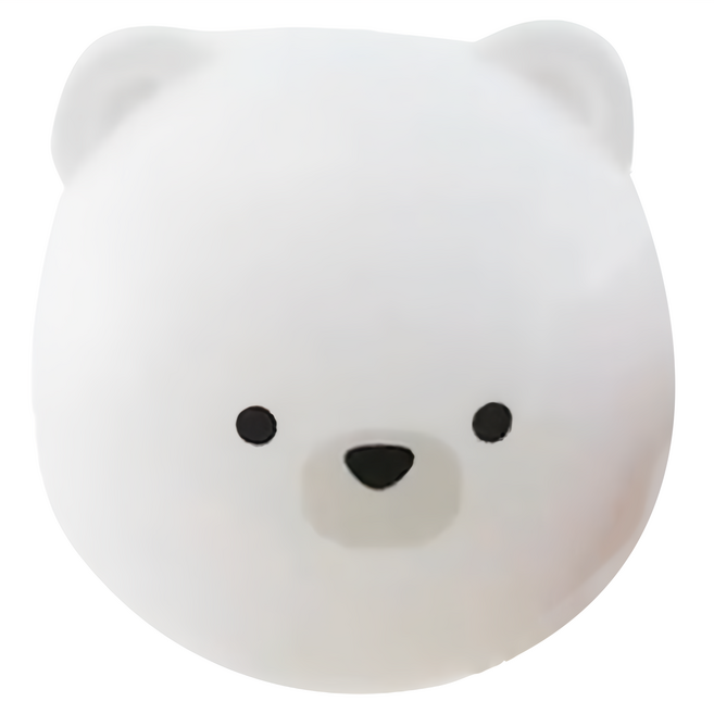 SURUGA 吸盤式磨刀器 附蓋, 白熊款 白色, 1個