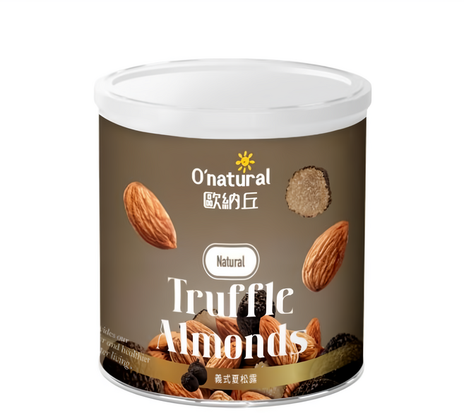 O'natural 歐納丘 松露杏仁果, 150g, 1罐
