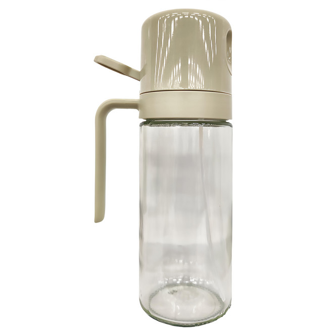 倒噴兩用油壺 PE ABS PP 不銹鋼 矽膠 鈉鈣玻璃材質, 550ml, 1個