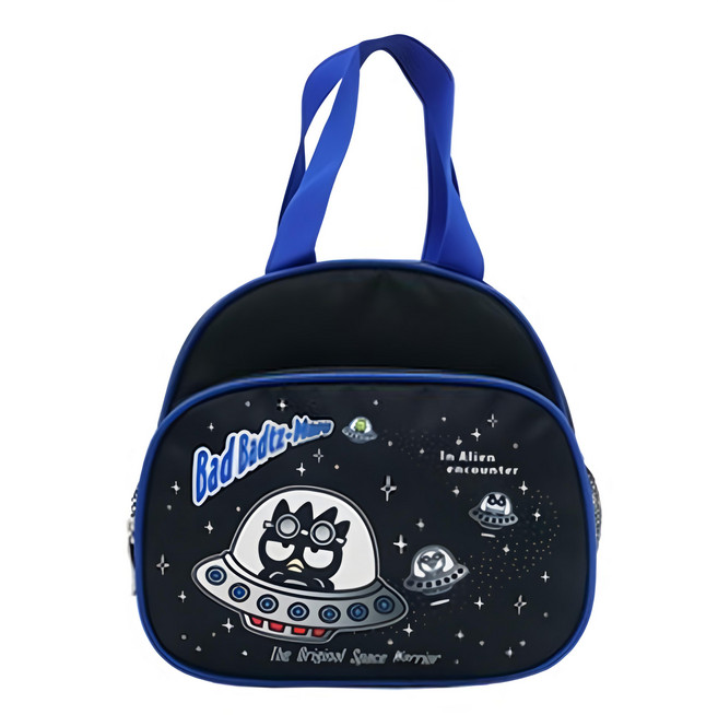 酷企鵝 雙層便當袋, 酷企鵝 黑色 + 藍色, 1個