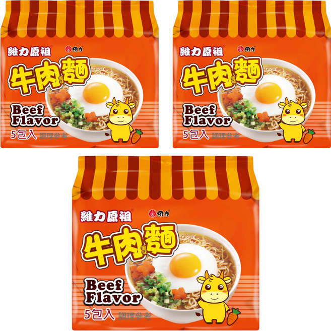 維力 原祖 牛肉風味麵 70g, 15包