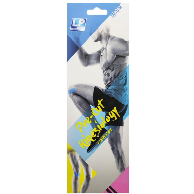 LP SUPPORT LP易貼 運動貼布 V型貼 TM701R 混合顏色 3片, 1組
